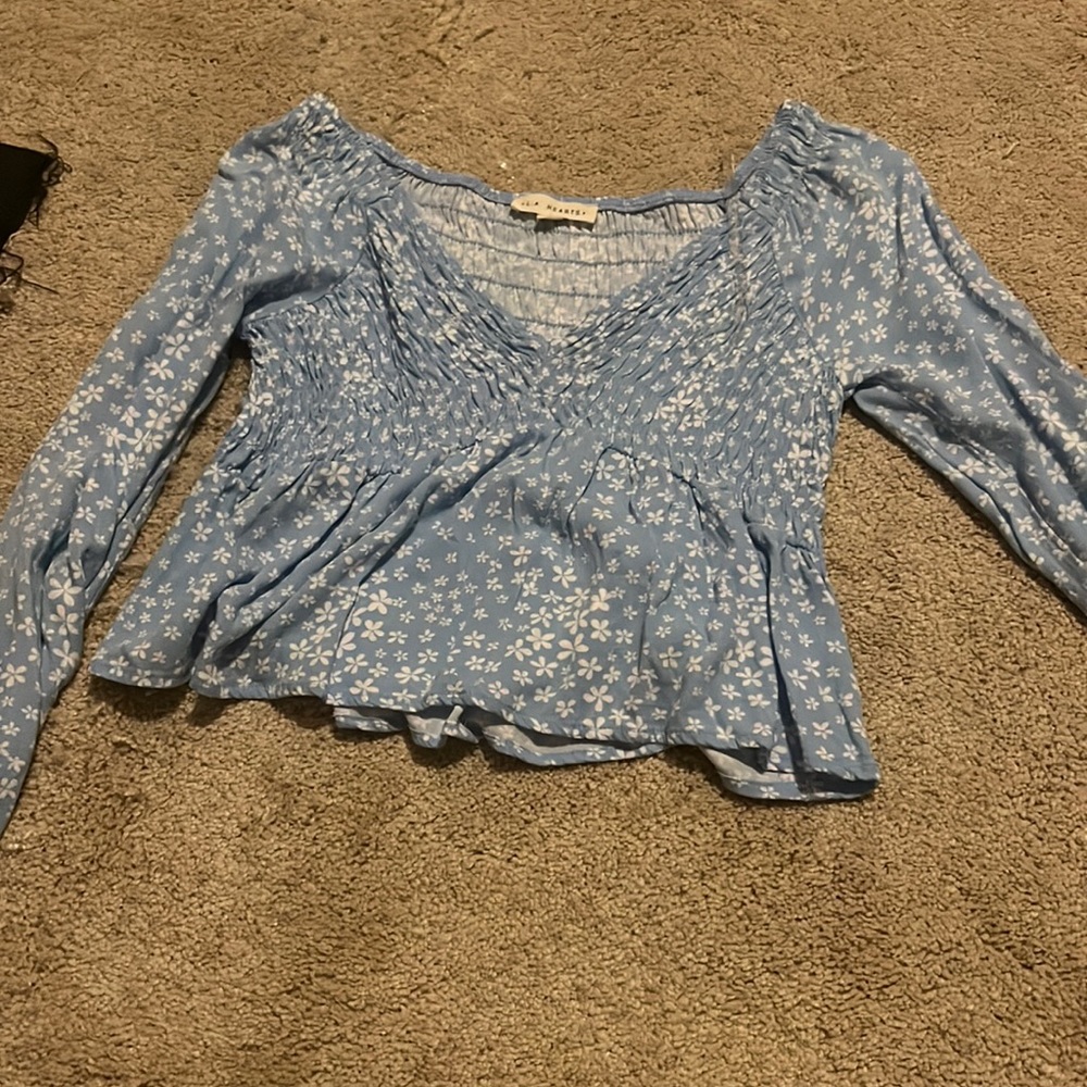 pacsun la hearts top, size XS